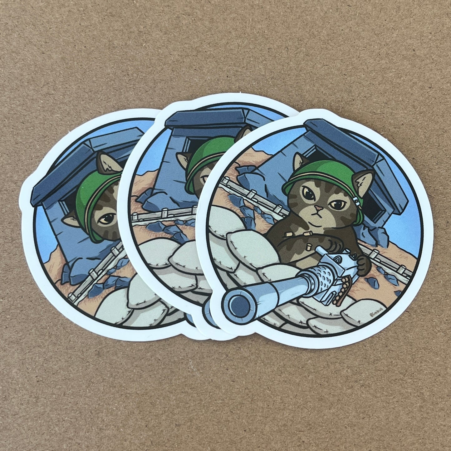 Bimbus Gunner Sticker