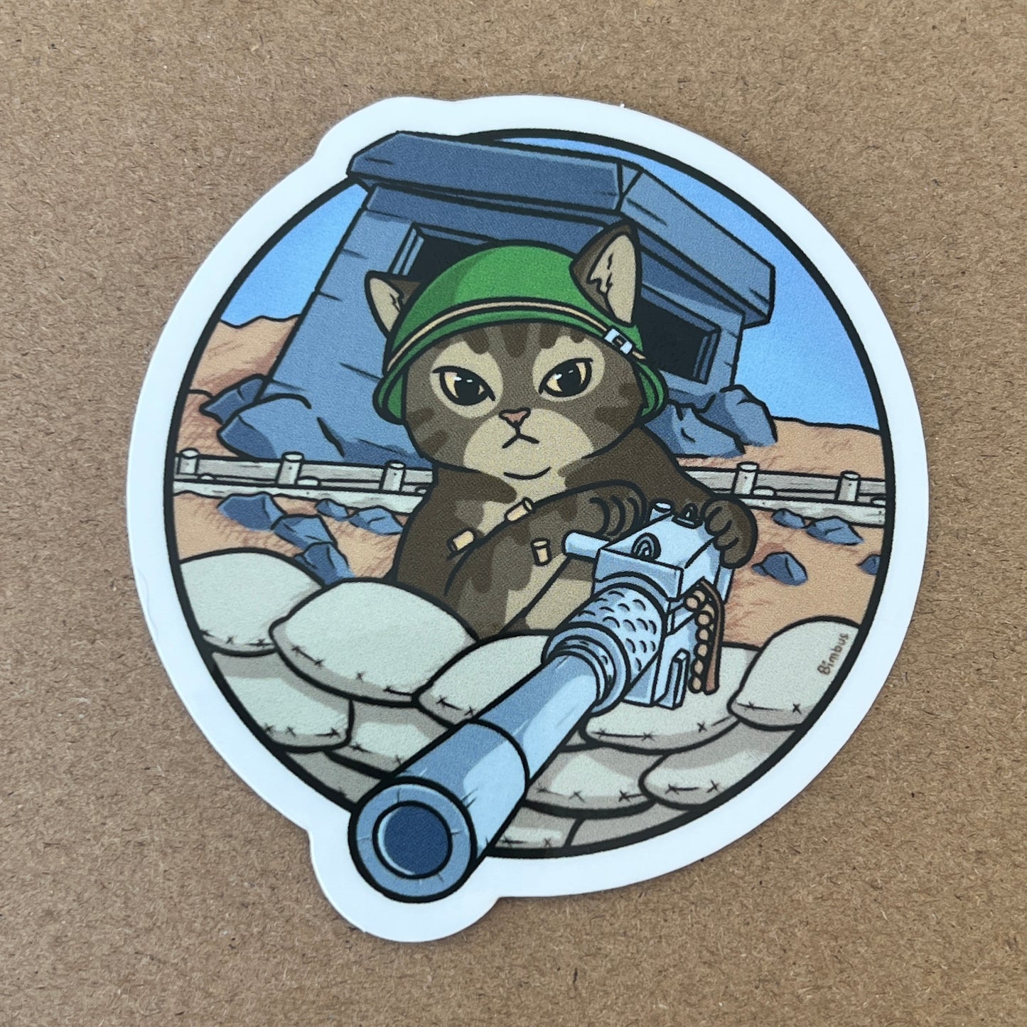 Bimbus Gunner Sticker