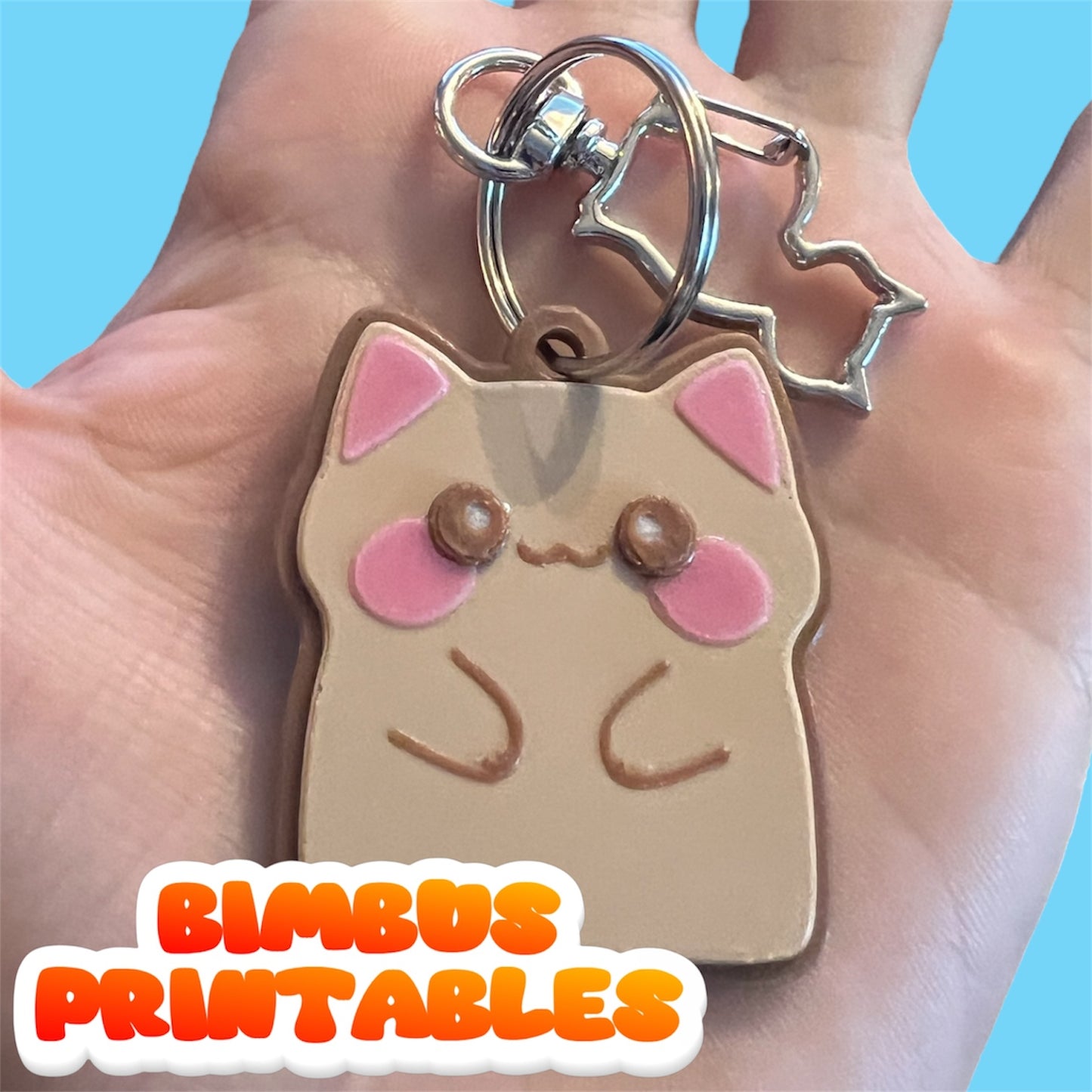 Bread Cat Keychain