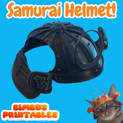 Samurai Bimbus Cat Helmet