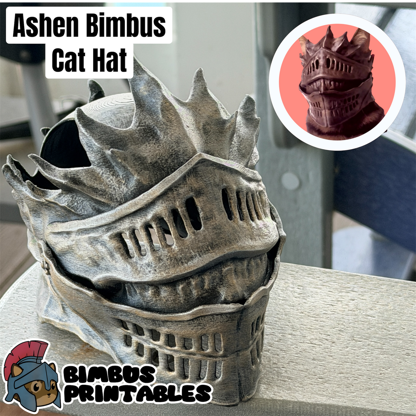 Ashen Cat helmet