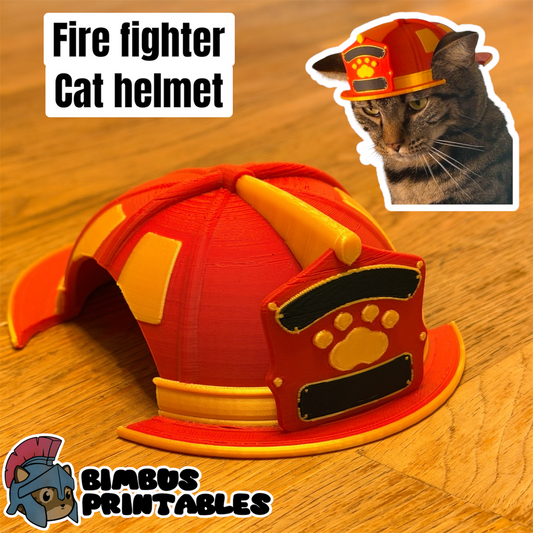 Fire Fighter Cat Helmet